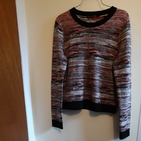 Rag & Bone JEAN Lola Striped Pullover Sweater Merino Wool - Picture 3 of 10